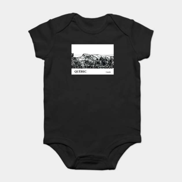 Quebec Canada Baby Bodysuit by Lakeric
